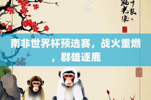 南非世界杯预选赛，战火重燃，群雄逐鹿