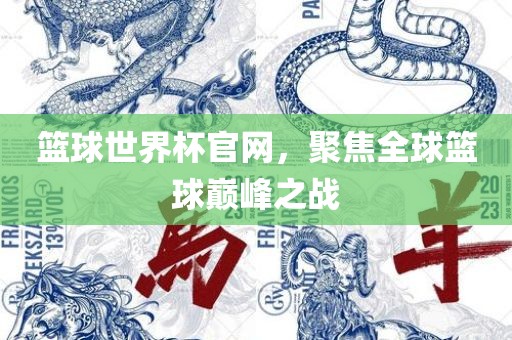 篮球世界杯官网，聚焦全球篮球巅峰之战江门市永晋源无纺布有限公司
