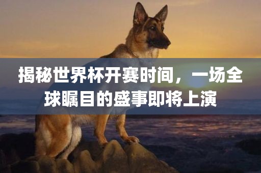 揭秘世界杯开赛时间，一场全球瞩目的盛事即将上演