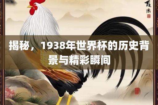 揭秘，1938年世界杯的历史背景与精彩瞬间
