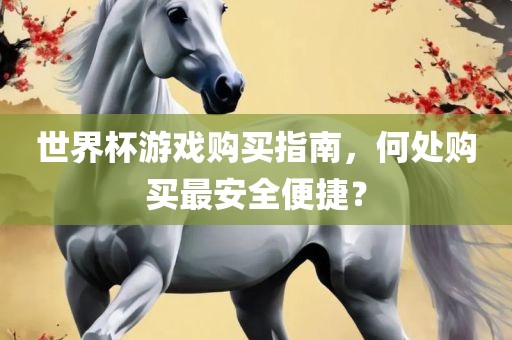 世界杯游戏购买指南，何处购买最安全便捷？