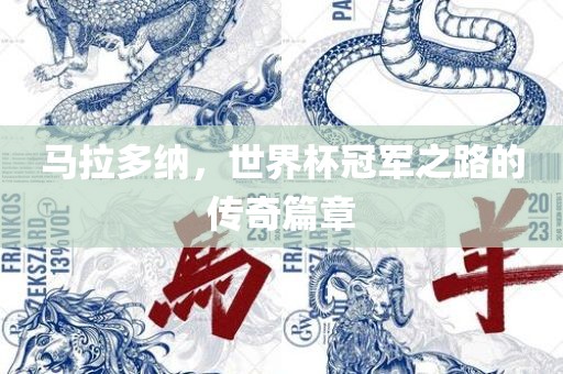 马拉多纳，世界杯冠军之路的传奇篇章