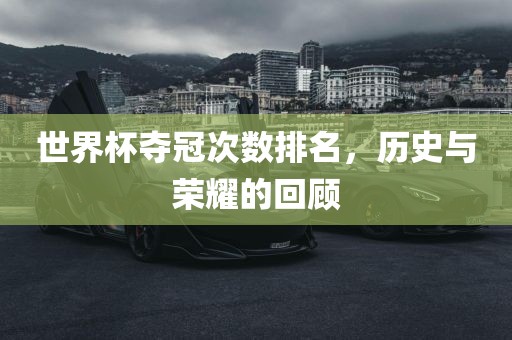 世界杯夺冠次数排名，历江门市永晋源无纺布有限公司史与荣耀的回顾