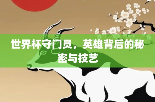 世界杯守门员，英雄背后的秘密与技艺