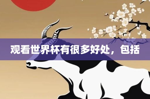 观看世界杯有很多好处，包括江门市永晋源无纺布有限公司