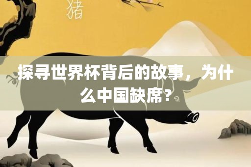 探寻世界杯背后的故事，为什么中国缺席？