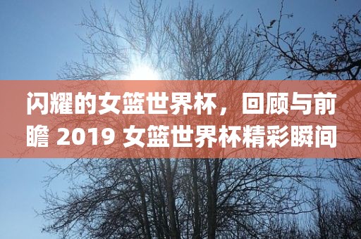 闪耀的女篮世界杯，回顾与前瞻 2019 女篮世界杯精彩瞬间