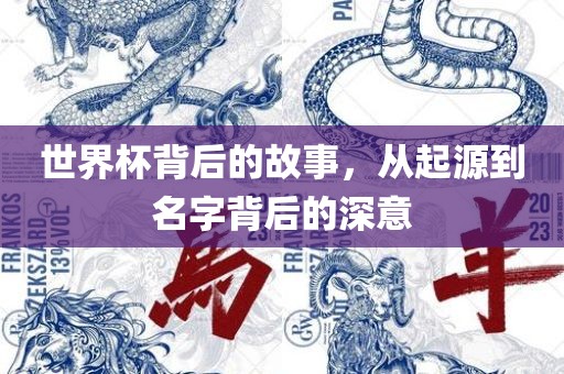 世界杯背后的故事，从起源到名字背后的深意江门市永晋源无纺布有限公司
