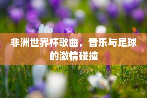 非洲世界杯歌曲，音乐与足球的激情碰撞