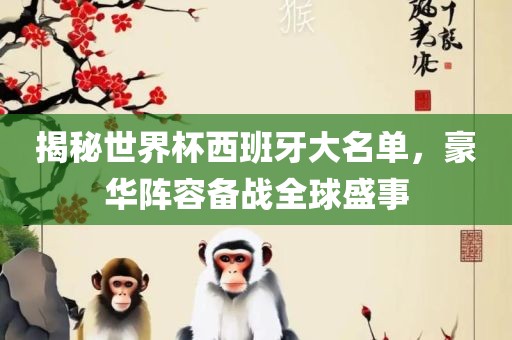 揭秘世界杯西班牙大名单，豪华阵容备战全球盛事