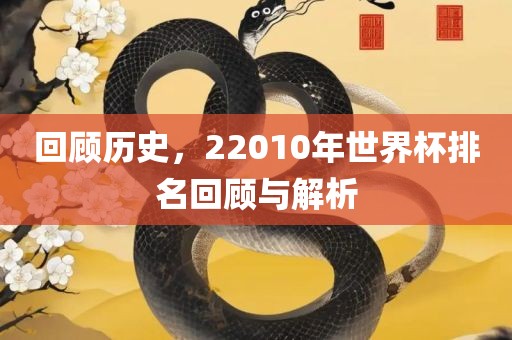 回顾历史，22010年世界杯排名回顾与解析
