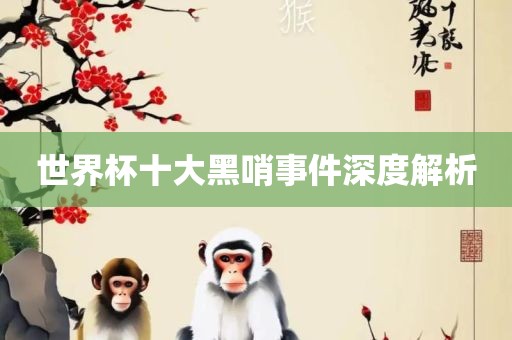 世界杯十大黑哨事件深度解析
