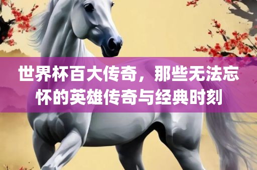 世界杯百大传奇，那些无法忘怀的英雄传奇与经典时刻