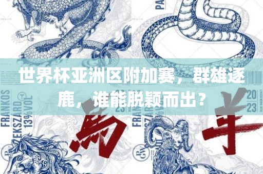 世界杯亚洲区附加赛，群雄逐鹿，谁能脱颖而出？