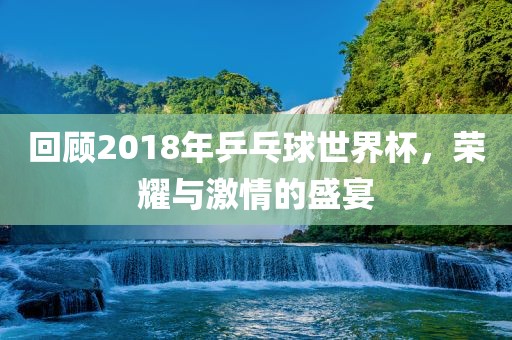 回顾2018年乒乓球世界杯，荣耀与激情的盛宴