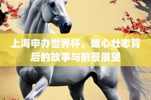 上海申办世界杯，雄心壮志背后的故事与前景展望