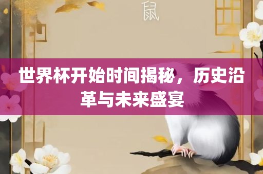 世界杯开始时间揭秘，历史沿革与未来盛宴