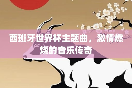 西班牙世界杯主题曲，激情燃烧的音乐传奇
