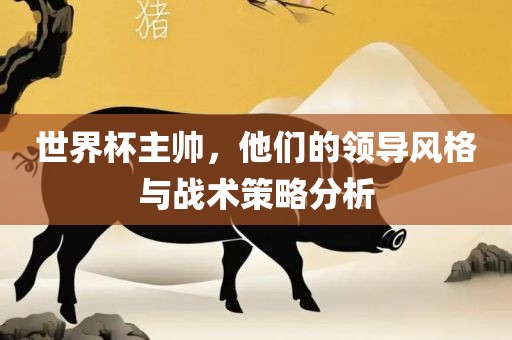 世界杯主帅，他们的领导风格与战术策略分析