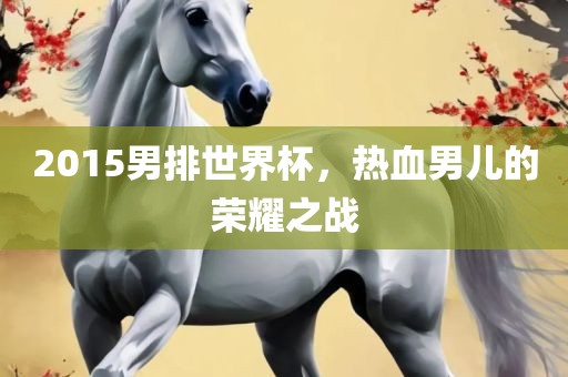 2015男排世界杯，热血男儿的荣耀之战江门市永晋源无纺布有限公司