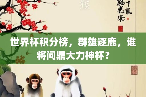 世界杯积分榜，群雄逐鹿，谁将问鼎大力神杯？
