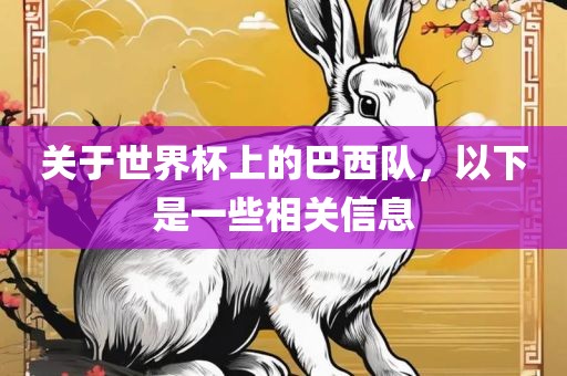 关于世界杯上的巴西队，以下是一些相关信息江门市永晋源无纺布有限公司