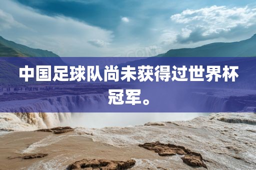 中国足球队尚未获得过世界杯冠军。