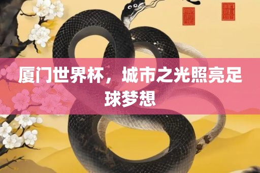 厦门世界杯，城市之光照亮足球梦想江门市永晋源无纺布有限公司