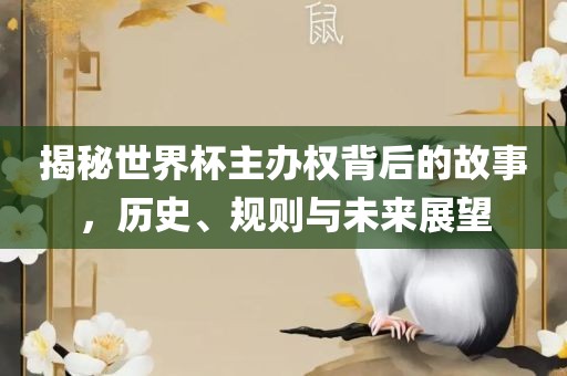 揭秘世界杯主办权背后的故事，历史、规则与未来展望