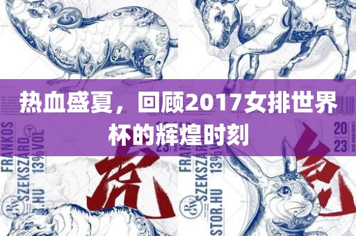 热血盛夏，回顾2017女排世界杯的辉煌时刻