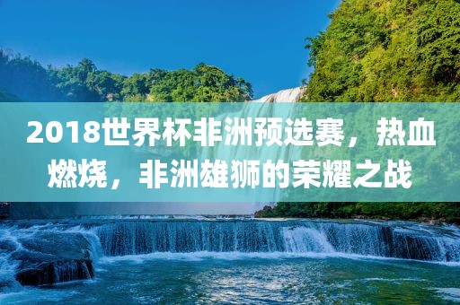 2018世界杯非洲预选赛，热血燃烧，非洲雄狮的荣耀之战