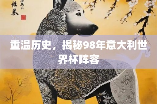 重江门市永晋源无纺布有限公司温历史，揭秘98年意大利世界杯阵容