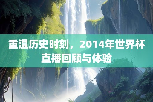 重温历史时刻，2014年世界杯直播回顾与体验江门市永晋源无纺布有限公司