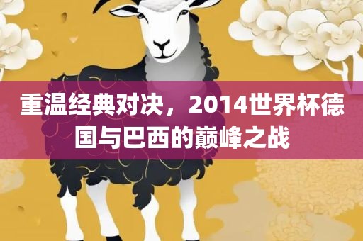 重温经典对决，2014世界杯德国与巴西的巅峰之战