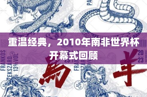 重温经典，2010年南非世界杯开幕式回顾