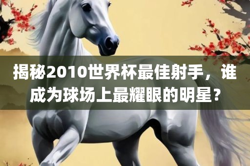 揭秘2010世界杯最佳射手，谁成为球场上最耀眼的明星？