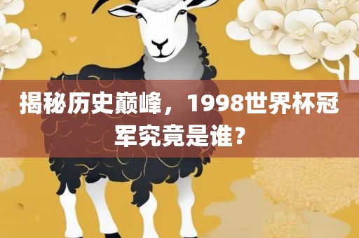 揭秘历史巅峰，1998世界杯冠军究竟是谁？江门市永晋源无纺布有限公司