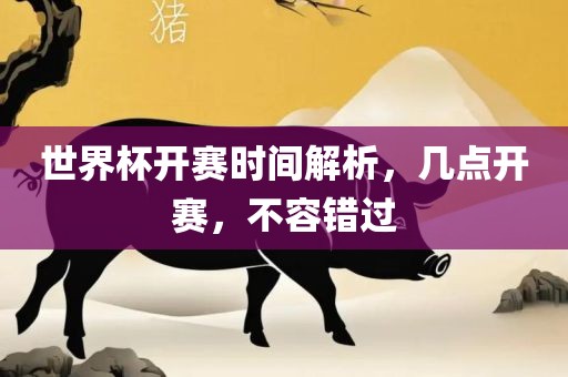 世界杯开赛时间解析，几点开赛，不容错过