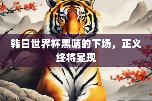 韩日世界杯黑哨的下场，正义终将显现江门市永晋源无纺布有限公司