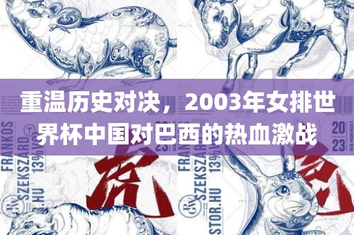 重温历史对决，2003年女排世界杯中国对巴西的热血激战