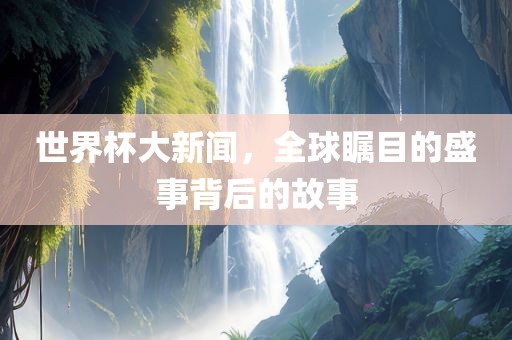 世界杯大新闻，全球瞩目的盛事背后的故事江门市永晋源无纺布有限公司