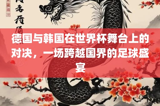 德国与韩国在世界杯舞台上的对决，一场跨越国界的足球盛宴江门市永晋源无纺布有限公司