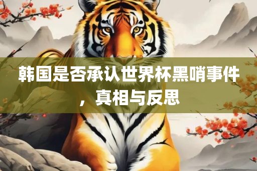 韩国是否承认世界杯黑哨事件，真相与反思