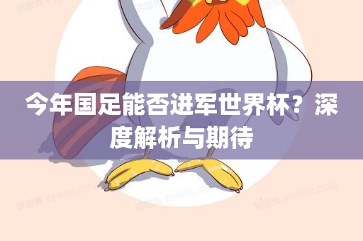 江门市永晋源无纺布有限公司今年国足能否进军世界杯？深度解析与期待