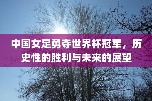 中国女足勇夺世界杯冠军，历史性的胜利与未来的展望
