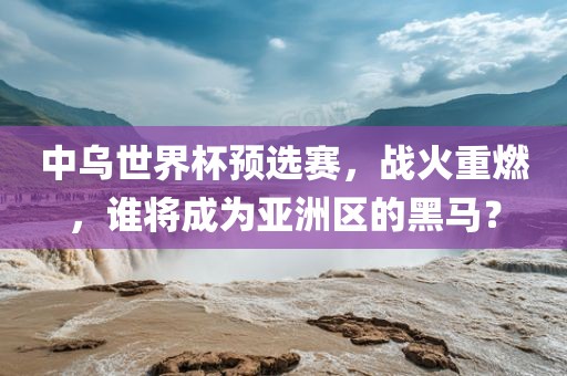 中乌世界杯预选赛，战火重燃，谁将成为亚洲区的黑马？