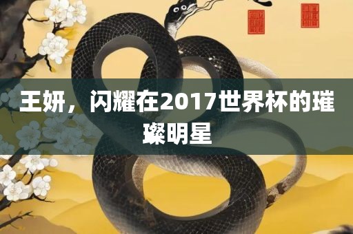 王妍，闪耀在2017世界杯的璀璨明星
