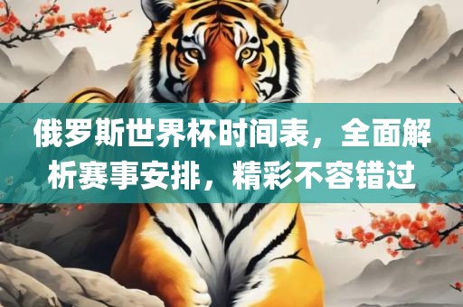 俄罗斯世界杯时间表，全面解析赛事安排，精彩不容错过