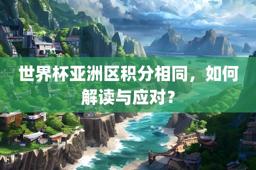 世界杯亚洲区积分相同，如何解读与应对？