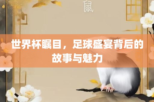 世界杯瞩目，足球盛宴背后的故事与魅力